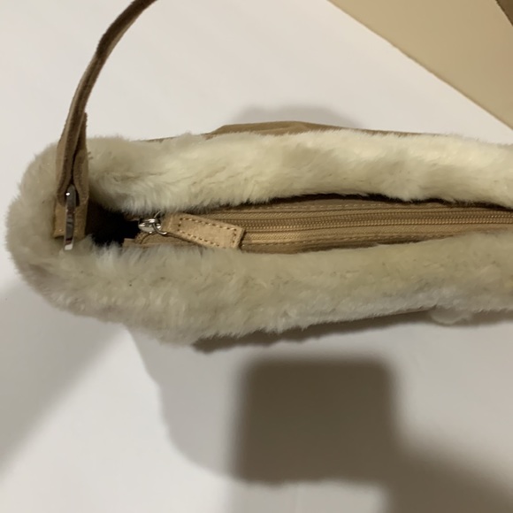 Faux Suede / Faux Fur bag - Picture 8 of 11
